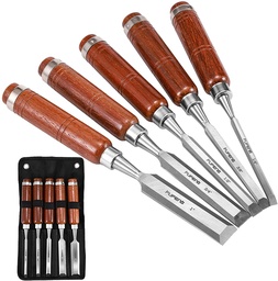 [PTOOCHISMF5P] SET OF 5 CHISELS AND CAPE CHISELS, for metal, F263.265JS5