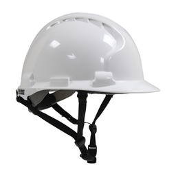 [PSAFHELMHSOW] SAFETY HELMET EN-397, white + adjustable harness
