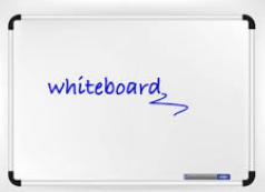 [ASTABOARW10] WHITEBOARD erasable, 100x67cm, self-adhesive