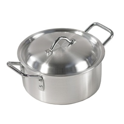 [PCOOCOOP01A] COOKING POT, aluminium, 1l + handles + lid