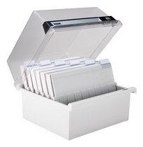 [ASTACARDBA5] BOITE POUR FICHES, plastique, A5 paysage + couvercle