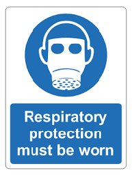 [PSAFSTICM20P] AUTOCOLLANT protection respiratoire, 20x20cm, pictogramme