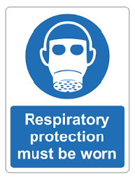 [PSAFSTICM20P] STICKER respiratory protection, 20x20cm, pictogram
