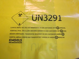 [PHYGBAGR60YI] REFUSE BAG, 60l, yellow, for infectious waste