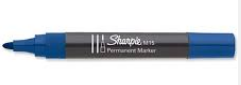 [ASTAPENM3LB] MARKER permanent, large chisel point, blue