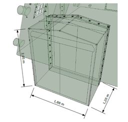 [CSHETENI04ED] (Losberger TAG42T2/TMM06) ENTRANCE T2 white, sliding door