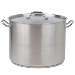 [PCOOCOOP50A] CASSEROLE, alum., 50l, tourné + poignées + couvercle