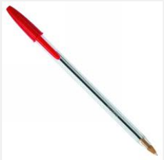 [ASTAPENB1R-] STYLO A BILLE, rouge