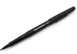 [ASTAPENF1B-] FELT-TIP PEN fine point, black