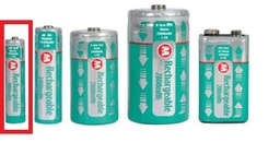 [PELEBATTR03] BATTERY rechargeable (R03/AAA) NiMH, 1.2V