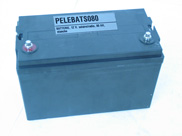 [PELEBATTS801S] BATTERIE stationnaire, plomb-acide, 12V/80Ah, scellée