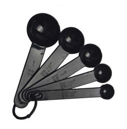 [PCOOUTENSN5R] MEASURING SCOOPS, set of 5 pcs
