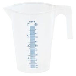 [PCOOMEAS1GF] MEASURING JUG, 1l, graduated, translucent, unbreakable