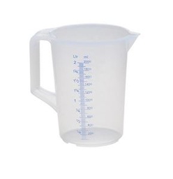 [PCOOMEAS2GF] POT MESUREUR, 2l, gradué, translucide, incassable