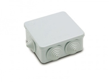 JUNCTION BOX surf, PVC, 80x80x40mm, IP55 | Unicat