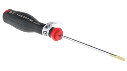 [PTOOSCRES35CY] SCREWDRIVER flat, milled bl., 3.5x100mm, isoryl, AT3.5X100