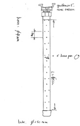 [CWATASSYP06] ASSEMBLY cleaning tube, plastic + half-coupling