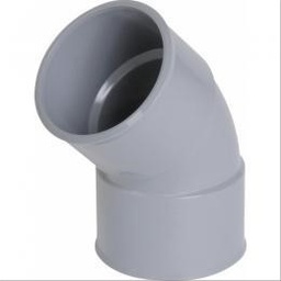 [CWATCVELS440F] ELBOW COUPLING 45° to glue, PVC waste water, Ø 40mm, FxF