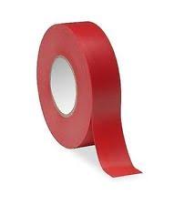 [PELECONST15R] INSULATING TAPE adhesive, 15mmx10m, red, roll