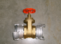[CWATASSYV03] ASSEMBLY gate valve, 3" + couplings + lock
