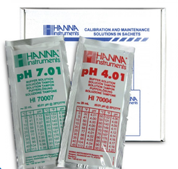 [CWATTESTI9B1] SOLUTION TAMPON (Hanna HI 77400 P) PH 4,01 + 7,01, 10x20ml