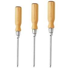 [PTOOSCREP03SW] SCREWDRIVERS wood handle, 3 pce, PH1-2-3, ATHH.PJ3