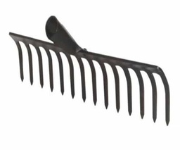 [PTOOBUILR14W] RAKE without handle, 14 teeth