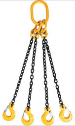 [TVEABELTC22C] STEEL CHAIN SLINGS, 4 legs, length: 2m, SWL 4.25T, for crane