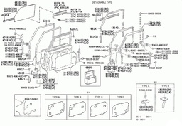 [YTOY68112-60170] GLASS LEFT door FR, w/VW, HZJ78/79SC