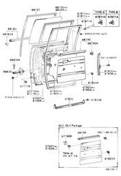 [YTOY67871-89102] PORTE AR.D. LN65 2XCAB.