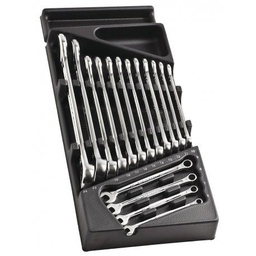 [PTOOWRENCS16T] COMBINATION WRENCHES 12 point, 6-24mm, MOD.440-1 16pcs