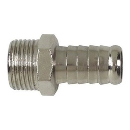 [CWATCBCOTDQI8] COUPLING threaded male, ¼", ringed for hose 8mm