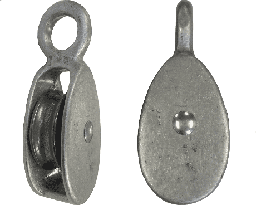 [PHDWHANGP50MR] PULLEY, metal, Ø 50mm, with ring