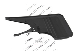 [YTOY76608-60290] MUDGUARD, RR, left, HZJ78 MK2