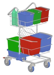 [PHYGTROLCC-] CLEANING TROLLEY fully equipped