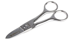 [PTOOKNIFS15] ELECTRICIAN SCISSORS w\ wire cutter, chromed, 150mm, 841