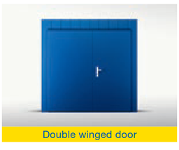 [CSEMCONTC037] (containex) DOUBLE WING DOOR BLADES, 2000x2000mm, with frame