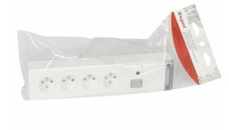 [PELEEXTDNC24P] MULTISOCKET UNIT, 4 sock 2P+E, 16A, w/out cable + protection