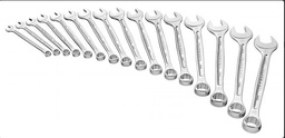 [PTOOWRENCS16B] COMBINATION WRENCHES SET 16 pieces, 6-24mm, in bag, 440.JE16