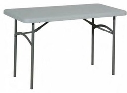 [AFURTABLF1206] TABLE, ±120x60x75cm, pliante, plateau plastique renforcé