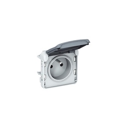 [PELETERMPSSW5] PRISE ss boit. (Legrand Plexo) 2P+E/16A, IP55, gris