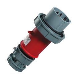 [PELEPLUGC5167] PLUG male, CEE 5P 16A 400V, IP67, red