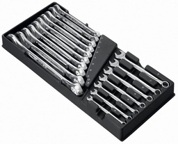 [PTOOWRENCS17] COMBINATION WRENCHES 12 point, 6-24mm, MOD.440-1-XL 17pcs