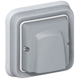 [PELETERMPCO5] CABLE OUTLET (Legrand Plexo) IP55, grey, flush