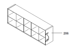 [PCOLFREAB0UR] (B Medical UF455/755) RACK, 13x13x10cm, for 10 cryoboxes