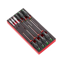 [PTOOSCRET10S] JEU DE TOURNEVIS Torx® & Micro Torx®, MOD.AT6, 10 pcs