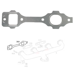 [YMER352142.0480] (1017) JOINT collecteur d'echappement, pce