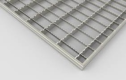 [CBUIFLOOG82] GRILLE INDUS., charge sur 850mm, 1000x25mm, galv. antidérap.