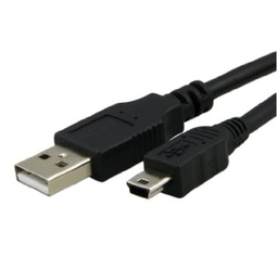 [ADAPCABLUUM15] CABLE USB 2.0, 1,5m, USB(A-M)/USB Mini-B 5 pin