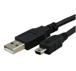 [ADAPCABLUUM15] CABLE USB 2.0, 1.5m, USB(A-M)/USB Mini-B 5 pin